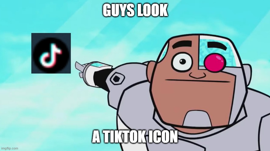 ko | GUYS LOOK; A TIKTOK ICON | image tagged in guys look a birdie | made w/ Imgflip meme maker