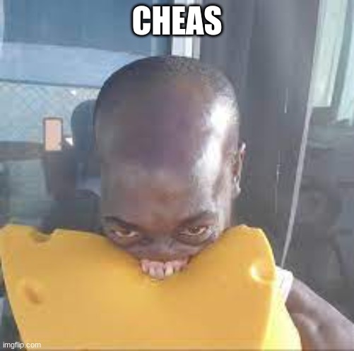 Cheas | CHEAS | image tagged in cheese | made w/ Imgflip meme maker