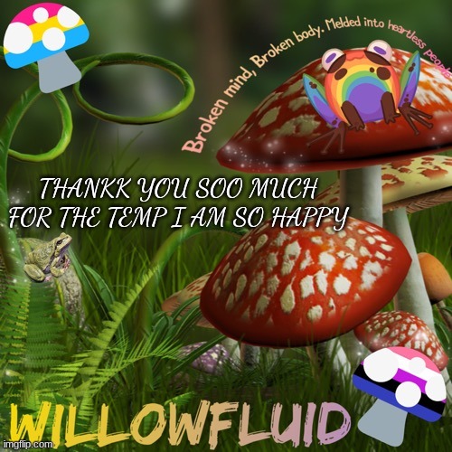 THANKK YOU SOO MUCH FOR THE TEMP I AM SO HAPPY | made w/ Imgflip meme maker