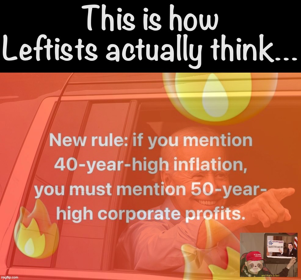 Libtrads blame “corporate greed” & “structural forces” instead of taking personal responsibility for electing this man. Sad! | This is how Leftists actually think… | image tagged in this,is,how,leftists,actually,think | made w/ Imgflip meme maker