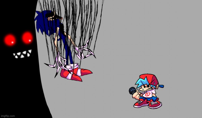 Concept for the Sonic.EXE mod because I haven't made any in months | made w/ Imgflip meme maker