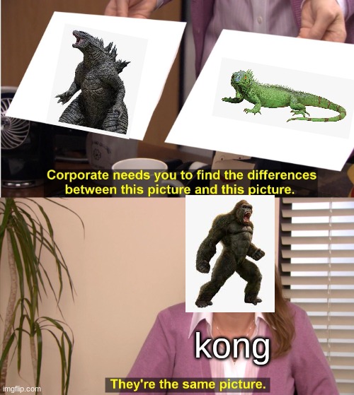 They're The Same Picture | kong | image tagged in memes,they're the same picture | made w/ Imgflip meme maker