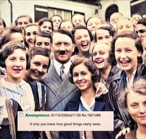 High Quality Hitler was the good guy Blank Meme Template