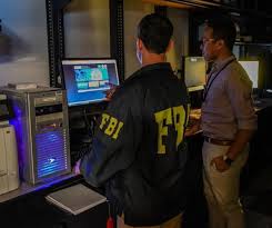 FBI agents in computer lab Blank Meme Template