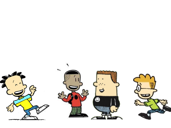 High Quality Big Nate Me and the Boys Blank Meme Template