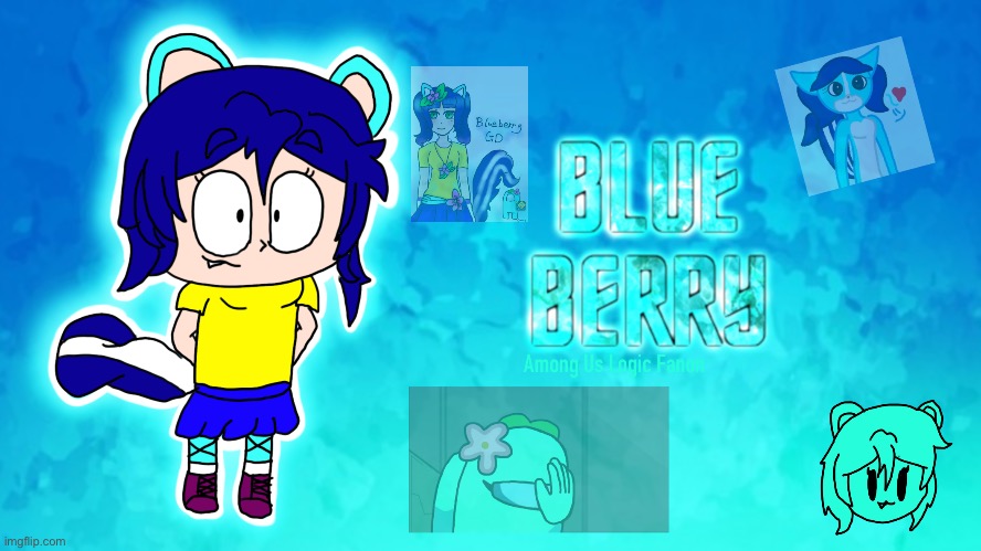 Blue Berry Wallpaper | made w/ Imgflip meme maker