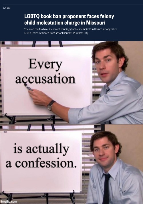 For a little reference the next time I hear someone accuse LGBTQ+ folks of being pedophiles. | image tagged in jim halpert explains,pedophile,lgbtq | made w/ Imgflip meme maker