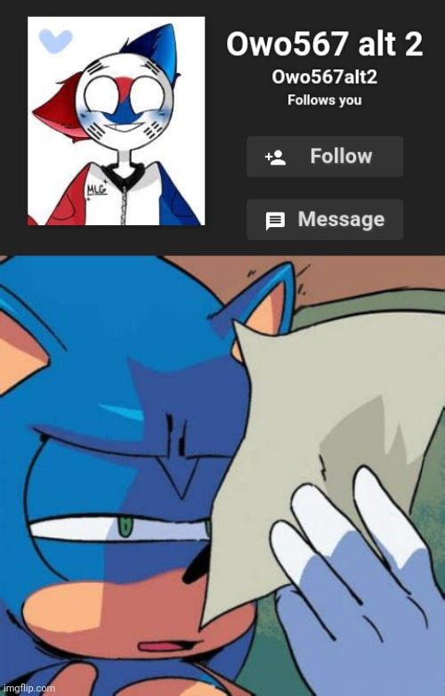 w h y ? | image tagged in sonic reading paper | made w/ Imgflip meme maker