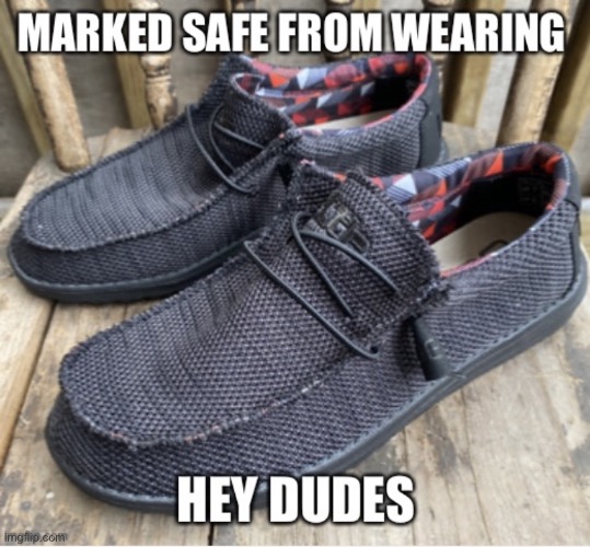 Hey Dudes | image tagged in marked safe from | made w/ Imgflip meme maker
