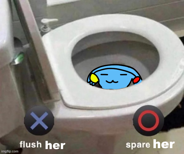 High Quality Ria flush meme Blank Meme Template