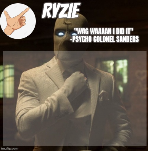 High Quality Ryzie's Moon Knight Temp by Mcnikkins Blank Meme Template