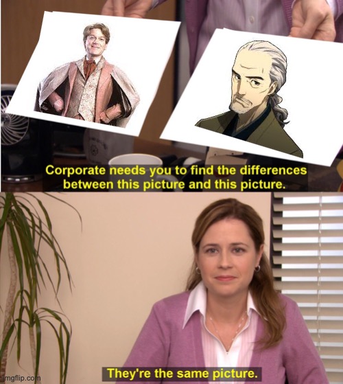 They're vain, fraudulent, and harmful to children. They're the same! | image tagged in memes,they're the same picture,persona 5,harry potter,gilderoy lockhart,anime | made w/ Imgflip meme maker