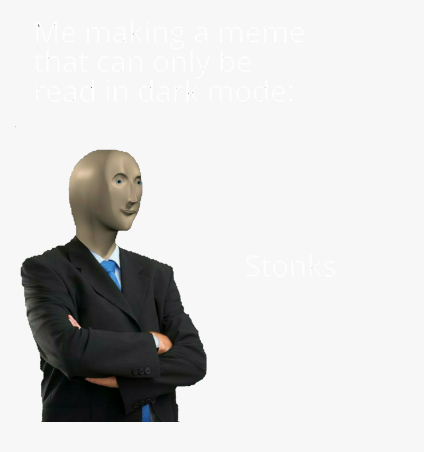 High Quality Kluk Stonk Blank Meme Template