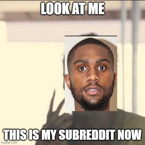 Look At Me Meme | LOOK AT ME; THIS IS MY SUBREDDIT NOW | image tagged in memes,look at me | made w/ Imgflip meme maker