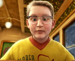 High Quality Annoying Polar Express Kid Blank Meme Template