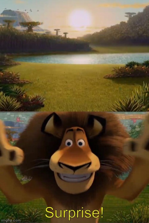 Alex the lion jumpscare | image tagged in alex the lion jumpscare | made w/ Imgflip meme maker