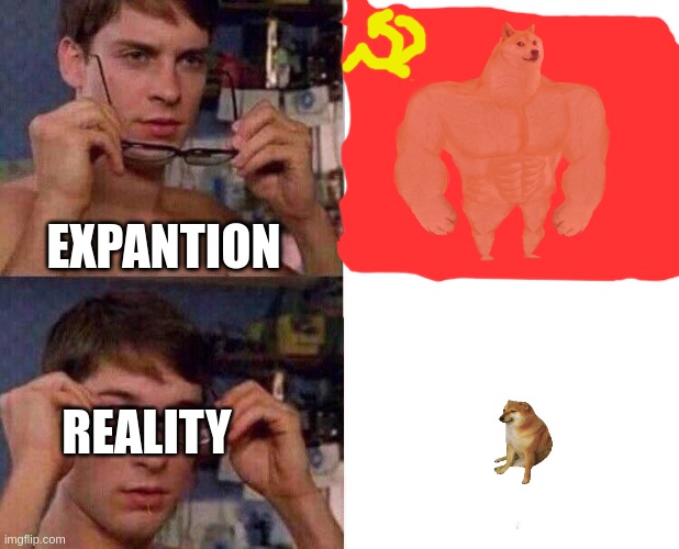 They are weak |  EXPANTION; REALITY | image tagged in spiderman glasses | made w/ Imgflip meme maker