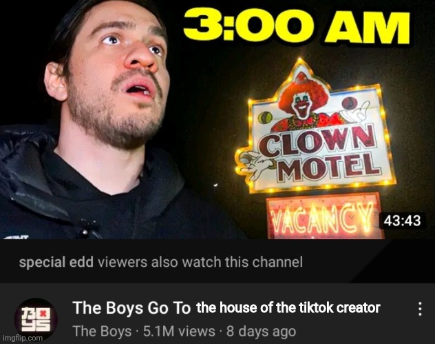 Anti tiktok | the house of the tiktok creator | image tagged in the boys go to,tiktok,memes | made w/ Imgflip meme maker