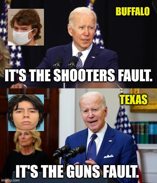 Blame the shooter when they're white. | made w/ Imgflip meme maker