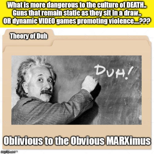 School Shootings | What is more dangerous to the culture of DEATH..

Guns that remain static as they sit in a draw..
OR dynamic VIDEO games promoting violence....??? | image tagged in school shooting,democrats,evil,biden,guns | made w/ Imgflip meme maker