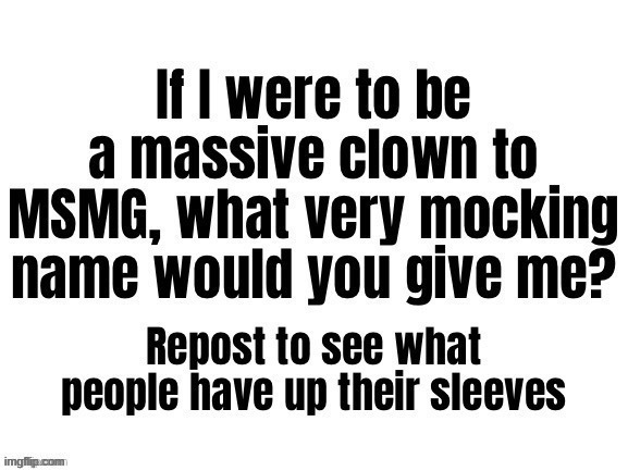 I know i'm already a massive clown, but maybe VirtualClown? | made w/ Imgflip meme maker