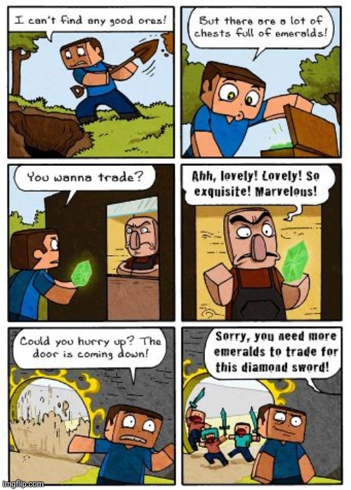 funny minecraft rage comics