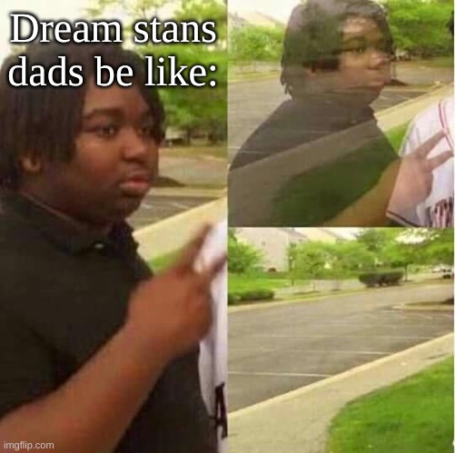 disappearing  | Dream stans dads be like: | image tagged in disappearing | made w/ Imgflip meme maker