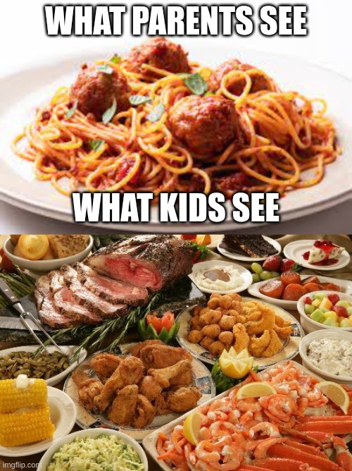 WHAT PARENTS SEE; WHAT KIDS SEE | image tagged in hn,h | made w/ Imgflip meme maker