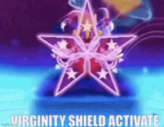 VIRGINITY SHIELD ACTIVATE | image tagged in virginity shield activate | made w/ Imgflip meme maker
