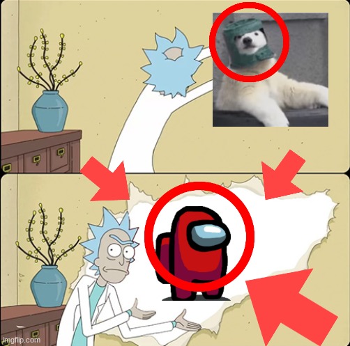 Rick ripping the wall | image tagged in rick ripping the wall | made w/ Imgflip meme maker