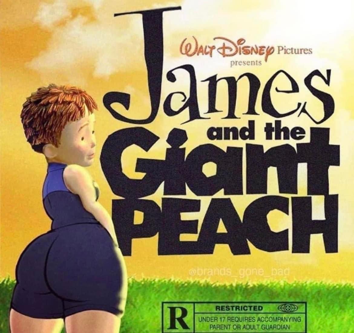 High Quality James and the giant peach thicc Blank Meme Template