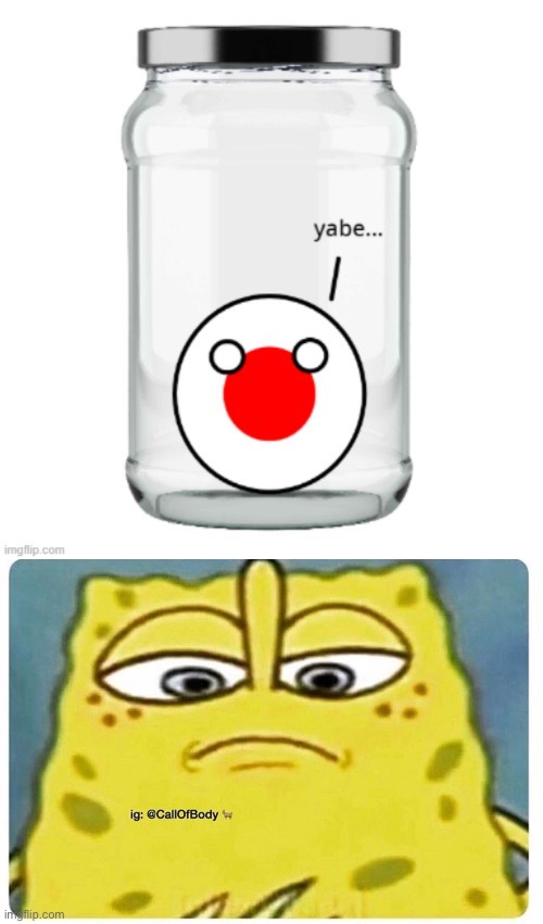 image tagged in sponge bob looking down | made w/ Imgflip meme maker