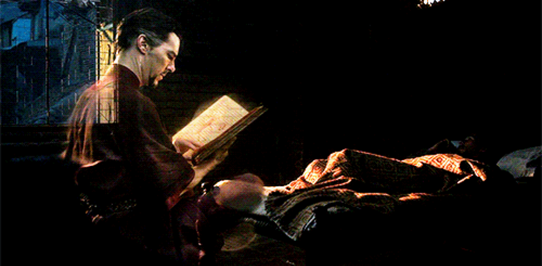 High Quality Dr Strange Reading Blank Meme Template