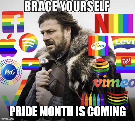 Its On Its Way |  PRIDE MONTH IS COMING | image tagged in gay pride,pride,pride month,homosexuality,sexuality | made w/ Imgflip meme maker