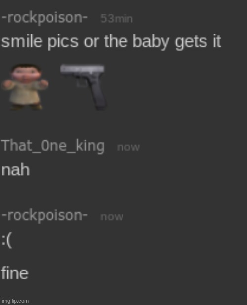 dming followers random things | made w/ Imgflip meme maker