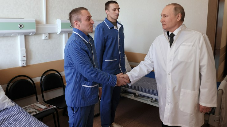 Putin in hospital Blank Meme Template
