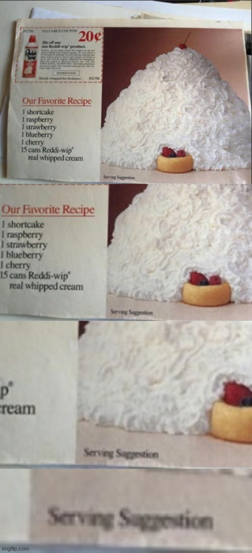 Image Title | image tagged in whipped cream,serving suggestion | made w/ Imgflip meme maker