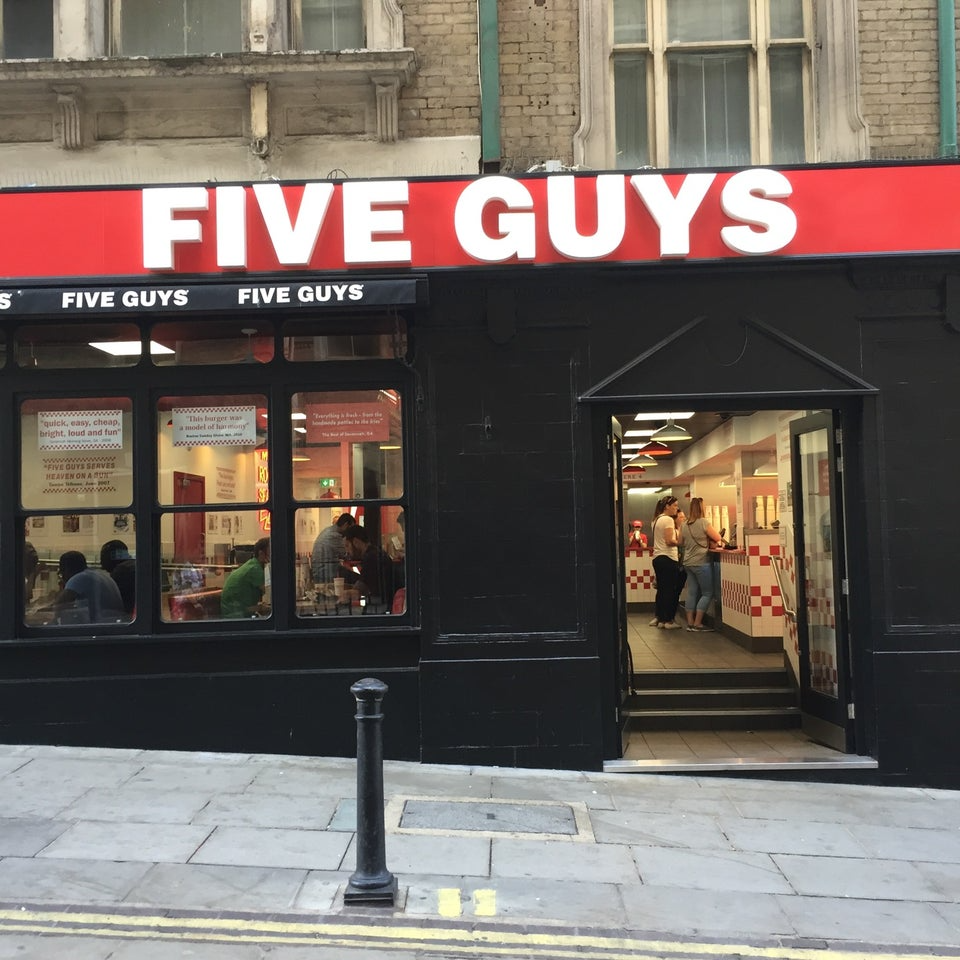 Five Guys facade Blank Meme Template