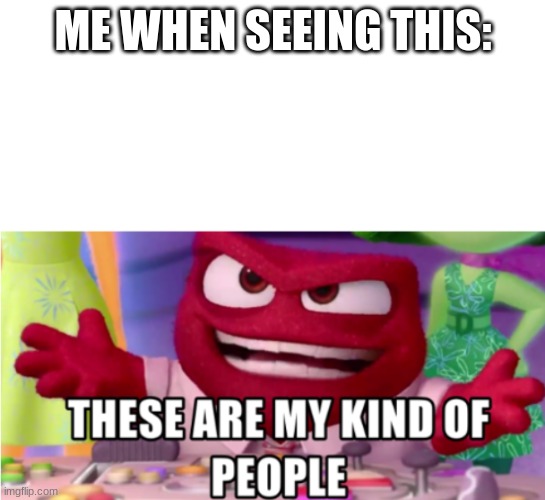 these are my kind of people | ME WHEN SEEING THIS: | image tagged in these are my kind of people | made w/ Imgflip meme maker