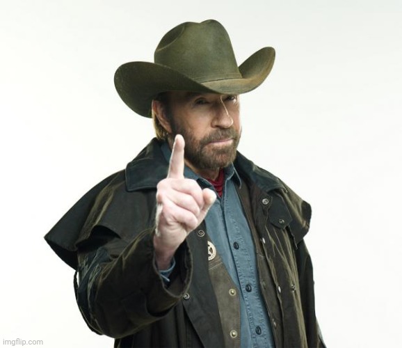 Chuck Norris Finger Meme | image tagged in memes,chuck norris finger,chuck norris | made w/ Imgflip meme maker