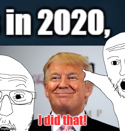  I did that! | image tagged in donald trump approves | made w/ Imgflip meme maker