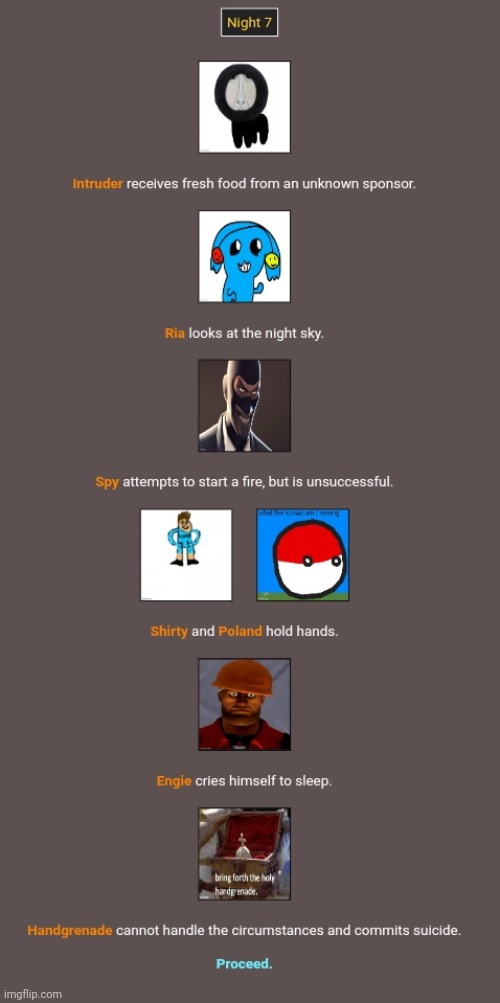 @Thermonuclear predicted Handgrenade's death | made w/ Imgflip meme maker