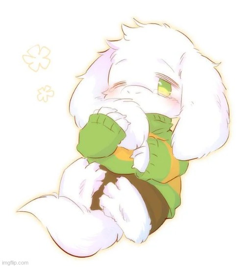 toofless look asriel is being the floof he is | image tagged in asriel | made w/ Imgflip meme maker