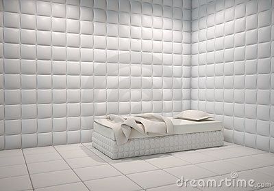 insane asylum pillow room Blank Meme Template