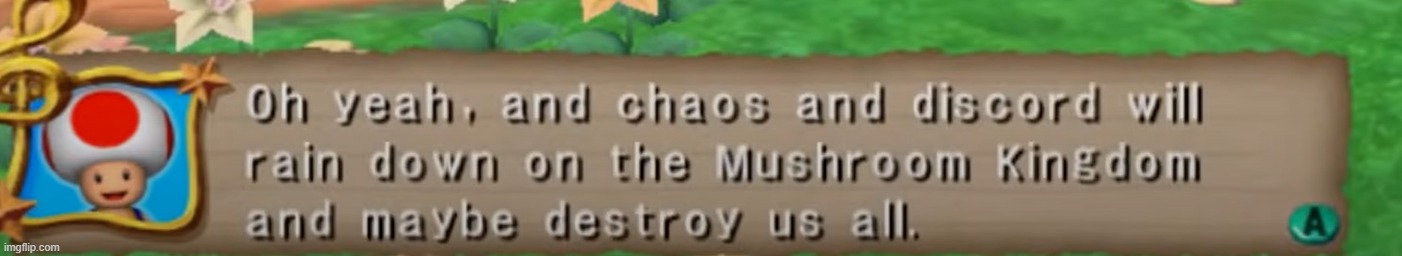 give caption | image tagged in chaos and discord | made w/ Imgflip meme maker