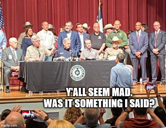 Y'ALL SEEM MAD. WAS IT SOMETHING I SAID? | made w/ Imgflip meme maker