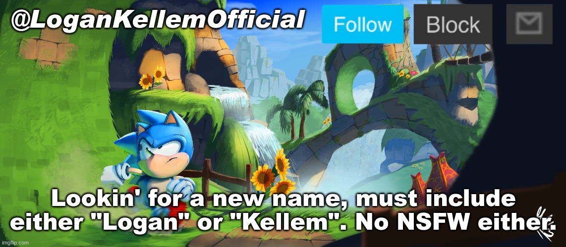 I simply cannot decide. | Lookin' for a new name, must include either "Logan" or "Kellem". No NSFW either. | image tagged in lk announcement 2 0 | made w/ Imgflip meme maker