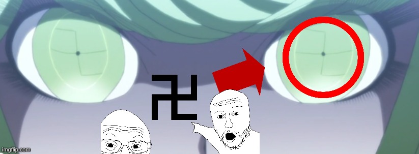 monaka = nazi?!?! | made w/ Imgflip meme maker