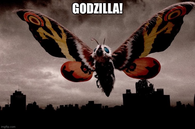 Mothra | GODZILLA! | image tagged in mothra | made w/ Imgflip meme maker