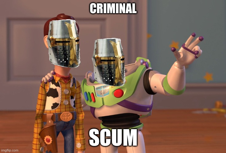 SKYRIM OFFICERS |  CRIMINAL; SCUM | image tagged in memes,x x everywhere | made w/ Imgflip meme maker